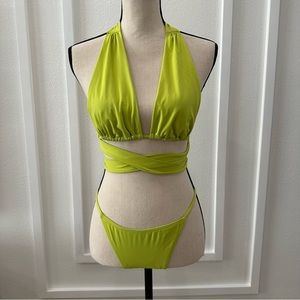 NWOT Envya Wrap Bikini Complete Set